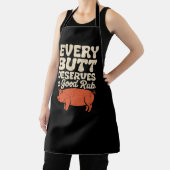 Funny BBQ Chef Every Butt Deserves A Good Rub      エプロン (インサイチュ)