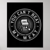 Funny Bbq Pit Reverse Flow Smoker Accessory Grill  ポスター (正面)