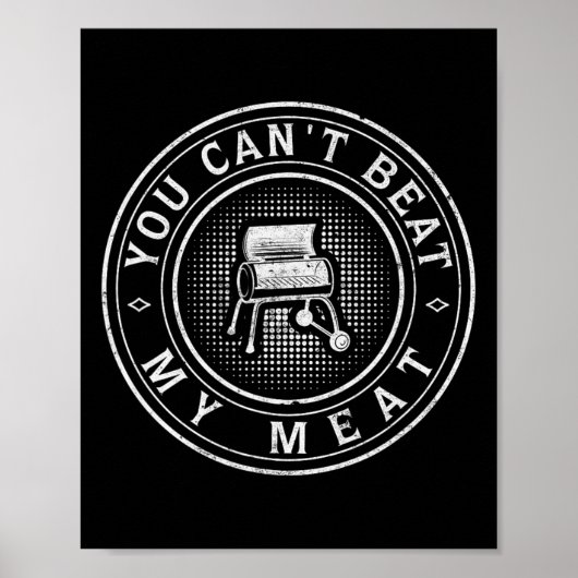 Funny Bbq Pit Reverse Flow Smoker Accessory Grill  ポスター (正面)