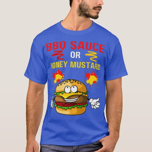 Funny BBQ Sauce or Honey Mustard Cookout Family Tシャツ (正面)