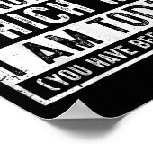 Funny Be Careful I'm Not Sure Which Me Today Humor ポスター (角)