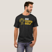 Funny Be Yourself Love For Robots Science Geek Rob Tシャツ (正面フル)