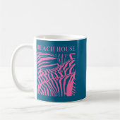 Funny Beach House For Man And Women  コーヒーマグカップ (左)