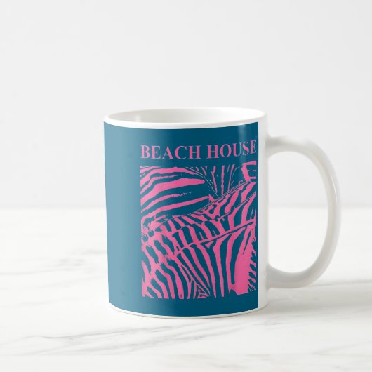 Funny Beach House For Man And Women  コーヒーマグカップ (右)