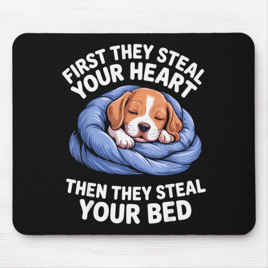 Funny Beagle Design For Men Women Hound Beagle Dog マウスパッド (正面)