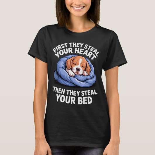 Funny Beagle Design For Men Women Hound Beagle Dog Tシャツ (正面)