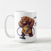 Funny Bear Mug コーヒーマグカップ (左)