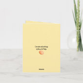 Funny Bearded Chicken Head Close-Up  カード (裏面)