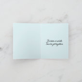 Funny Bearded Chicken Head Close-Up カード (内部)