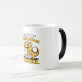 Funny Bearded Dragon Cute Reptile Lover Gift モーフィングマグカップ (正面右)