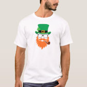 Funny Bearded Leprechaun St Patricks Day Tシャツ (正面)
