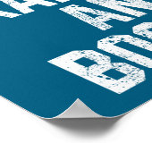 Funny Beauty And Booty Leg Day Gym Workout Quote F ポスター (角)