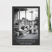 Funny Beaver Birthday カード (正面)