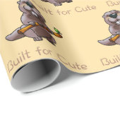 Funny Beaver Cartoon – Built for Cute ラッピングペーパー (ロールコーナー)