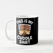 Funny Beaver Couple This Is My Cuddle  コーヒーマグカップ (左)