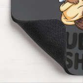 Funny Beaver Couple This Is My Cuddle  マウスパッド (コーナー)