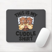 Funny Beaver Couple This Is My Cuddle  マウスパッド (マウス)