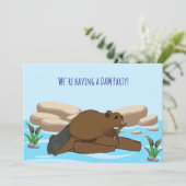Funny Beaver Party | “We're having a DAM Party" 招待状 (スタンド正面)