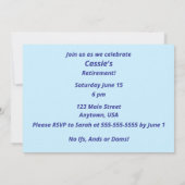 Funny Beaver Party | “We're having a DAM Party" 招待状 (裏面)