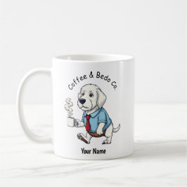 Funny Bedlington Terrier Dog Business Suit Coffee コーヒーマグカップ