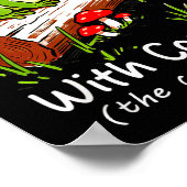 Funny Bee My Valentines Day Beekeeper Couple Famil ポスター (角)