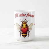 Funny Bee Pun Valentine コーヒーマグカップ (中央)