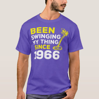 Funny Been Swinging My Thing Since 1966 Metal Dete Tシャツ