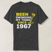 Funny Been Swinging My Thing Since 1967 Metal Dete Tシャツ (デザイン正面)