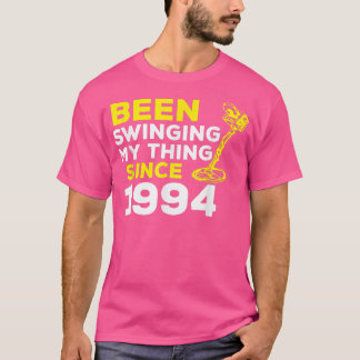 Funny Been Swinging My Thing Since 1994 Metal Dete Tシャツ