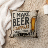 Funny Beer クッション (ブランケット)