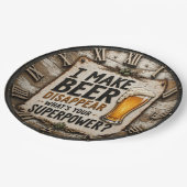 Funny Beer ペーパープレート (アングル)