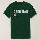 Funny Beer Cheer Dad  Tシャツ (デザイン正面)