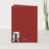 Funny beer Christmas カード (裏面)