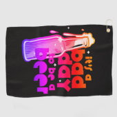 Funny Beer Golf Towel Its a Bad Day to Be a Beer ゴルフタオル (横)