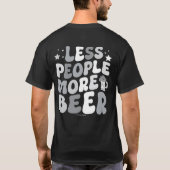 Funny Beer Graphic Tee – More Beer Tシャツ (裏面)