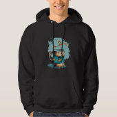 Funny Beer Mug with Fish Hoodie パーカ (正面)