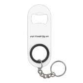 Funny Beer Saying Its a Bad Day to Be a Beer キーホルダー栓抜き (裏面)