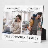 Funny Before & After Kids Mother's Day 2 Photo フォトプラーク (側面)