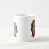 Funny Before and After Morning Coffee Meme Mug コーヒーマグカップ (中央)