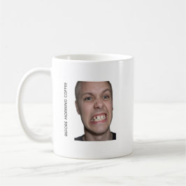 Funny Before and After Morning Coffee Meme Mug コーヒーマグカップ