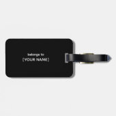 Funny Behavioral Therapist Definition ラゲッジタグ (裏面横)