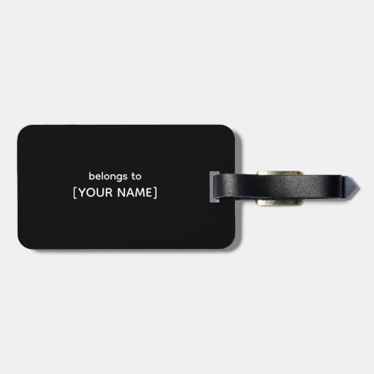 Funny Behavioral Therapist Definition ラゲッジタグ (裏面横)