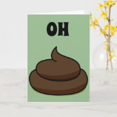 FUNNY BELATED BIRTHDAY カード (黄色い花)