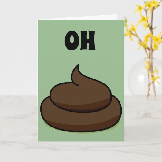 FUNNY BELATED BIRTHDAY カード (黄色い花)