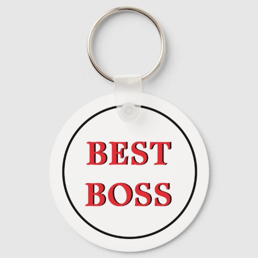 Funny Best Boss キーホルダー (正面)