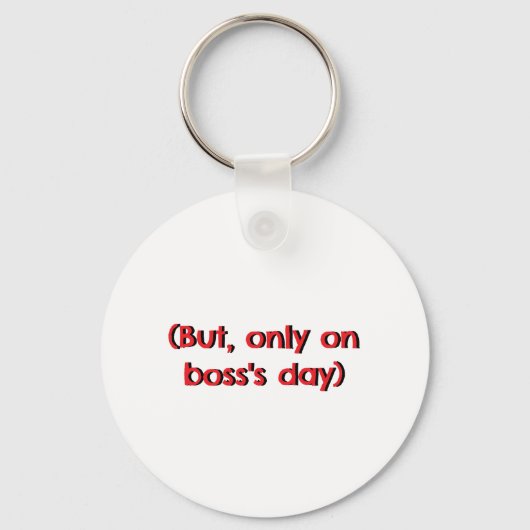 Funny Best Boss キーホルダー (裏面)