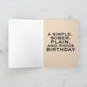 Funny best friend Birthday Greeting  Card カード (内部)