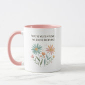 Funny Best Friend Mug – Wild Flower Bad Influence マグカップ (左)