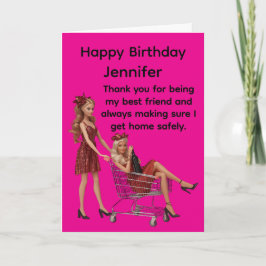 Funny Best Friends Birthday Card カード