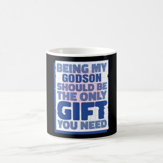 Funny Best Gift for Godson Birthday Christmas コーヒーマグカップ (中央)